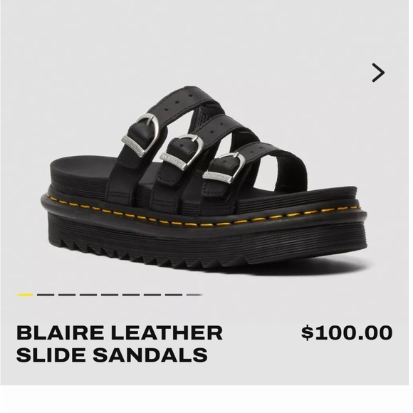 Dr. Martens Blaire Slide Sandals, Size US 5/EUR/36/UK 3 - Picture 6 of 7